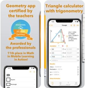 geometry problem solving app
