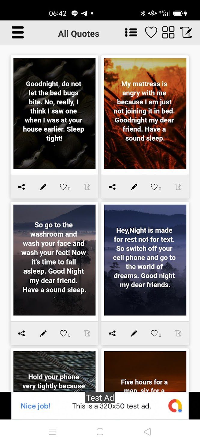 Funny Good Night Messages screen 1