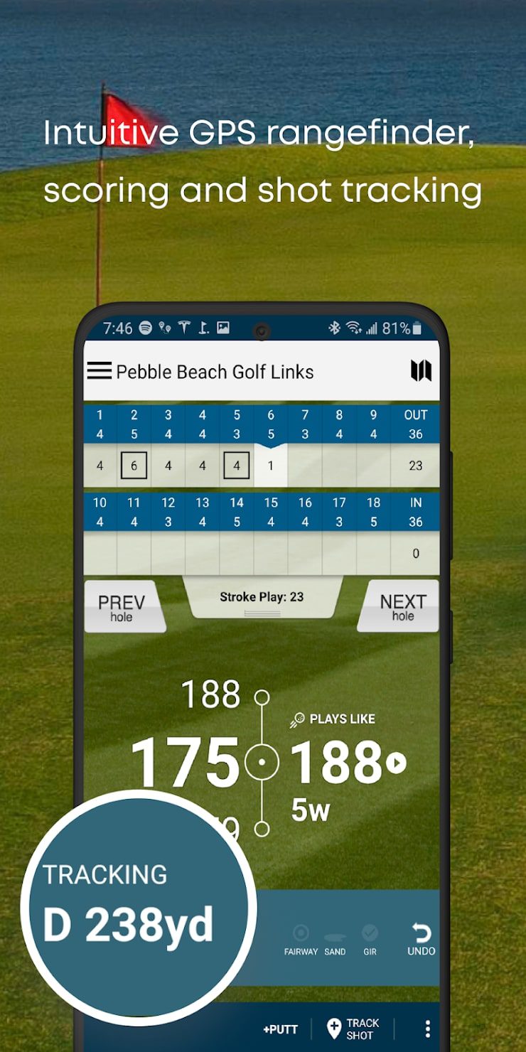 Golf-GPS-Rangefinder-Golf-Pad-screen-2