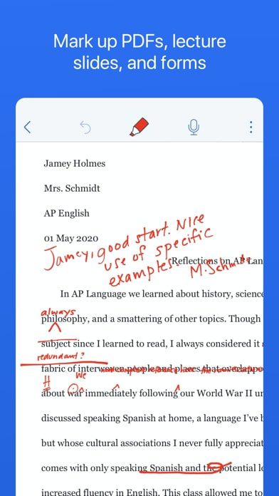 Notability screen 2