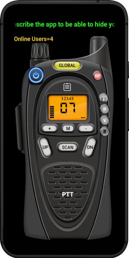 Online Walkie Talkie Pro PTT screen 1