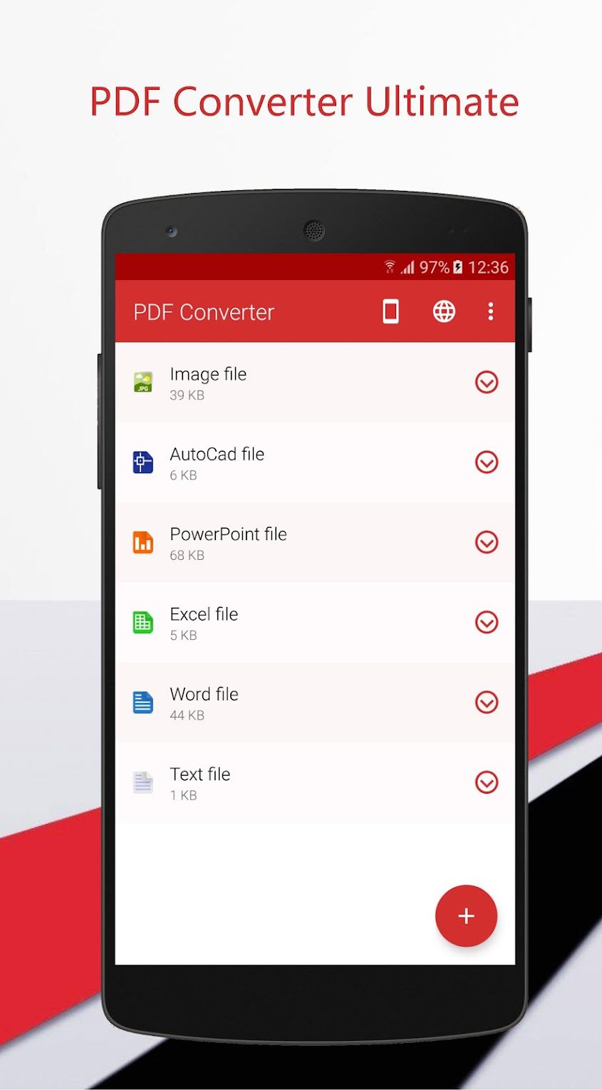 PDF Converter screen 1