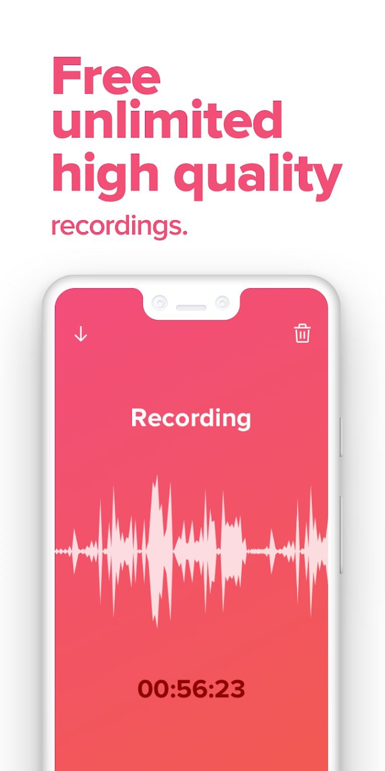 Rev Audio & Voice Recorder screen 1