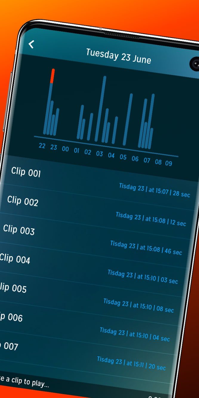 Sleep Talk Recorder screen 2