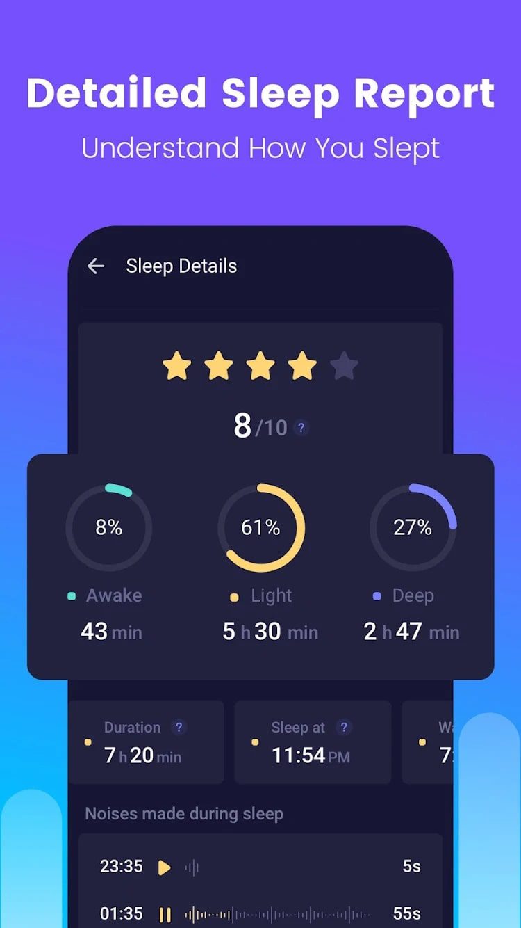 Sleep Tracker screen 2