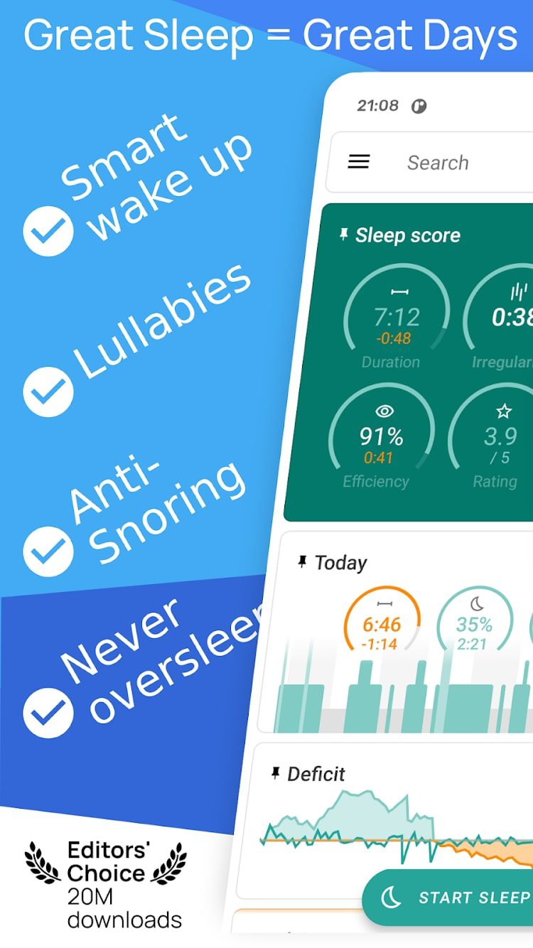 Sleep as Android screen 1