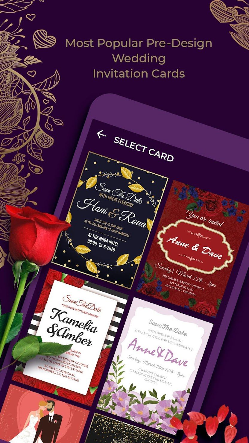 Wedding Invitation Card Maker screen 1