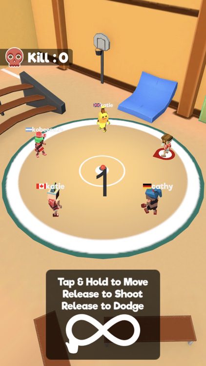 Dodgeball.io screen 1