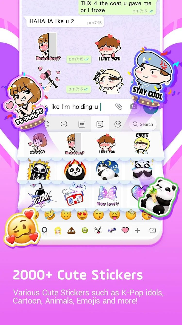 Facemoji screen 2