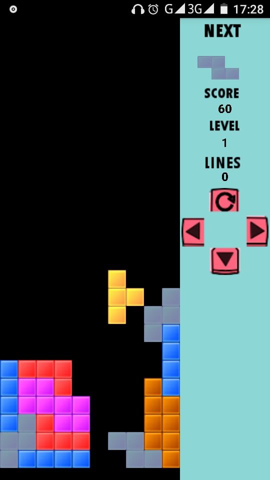 Falling blocks screen 1