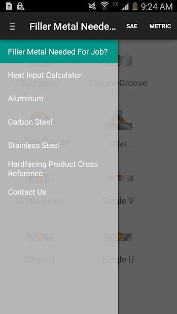 Hobart Brothers Welding Calculator screen 1