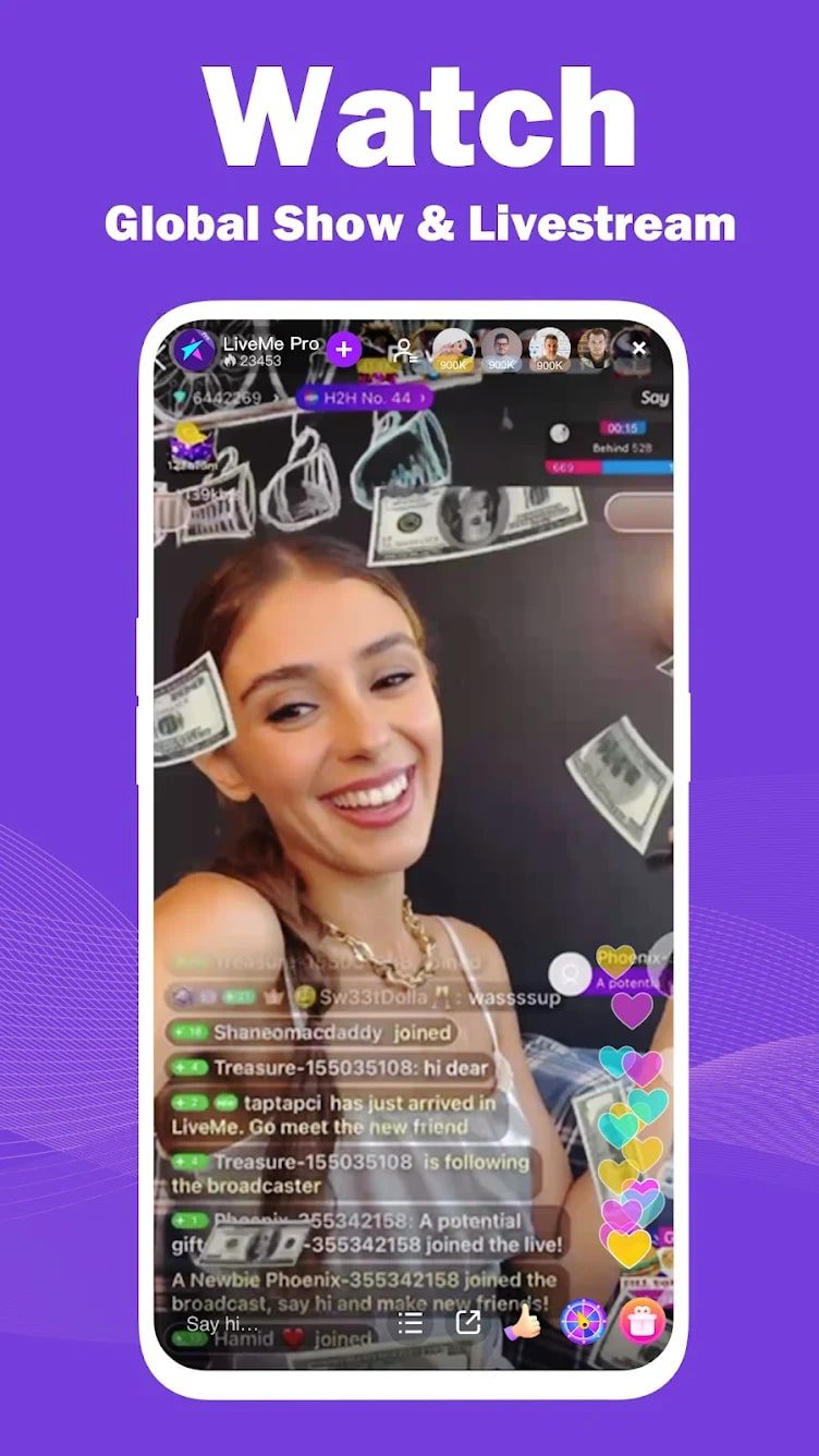 LiveMe screen 2