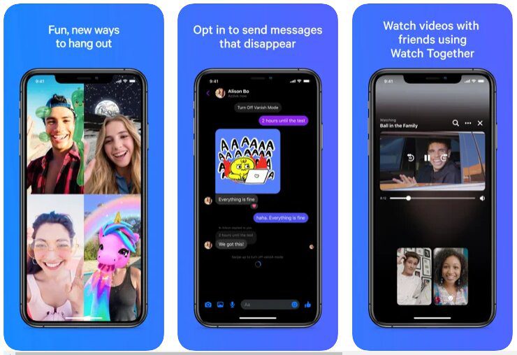 Messenger – Text, audio and video calls