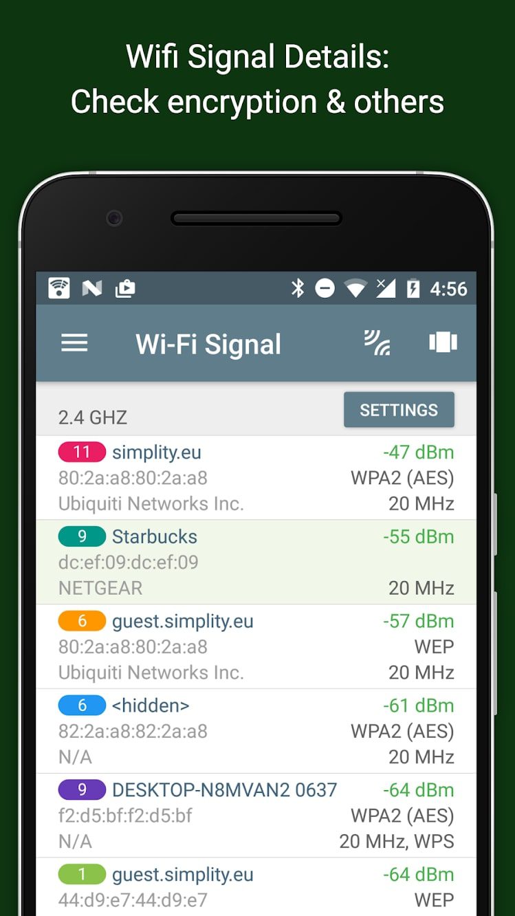 Network Analyzer screen 2