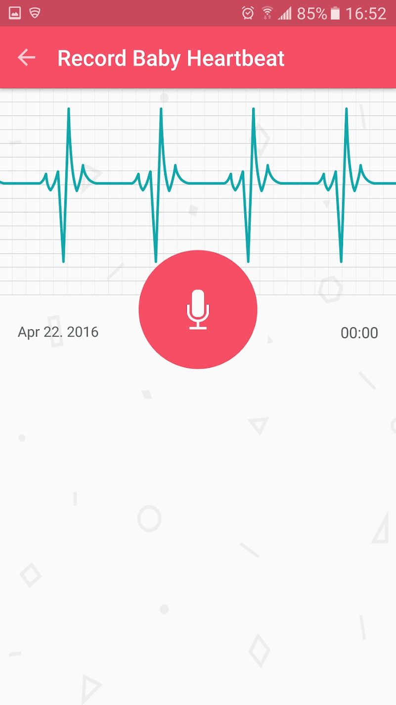 Baby's Heartbeat Backup screen 2