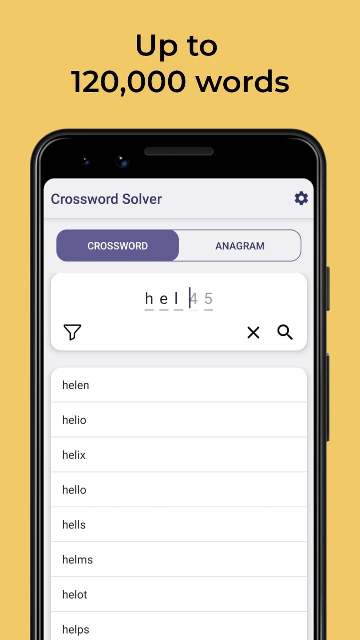 Crossword and Anagram Solver screen 1