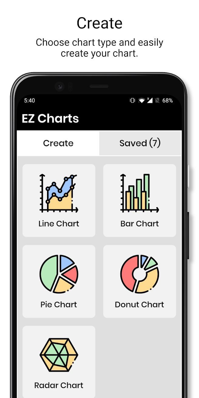 EZ Charts screen 1