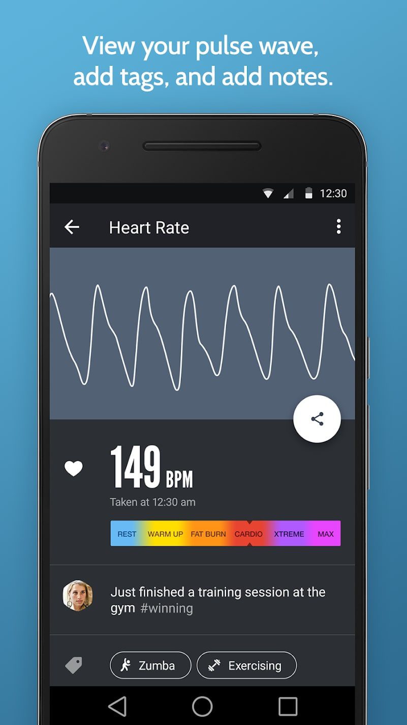 Instant Heart Rate screen 2