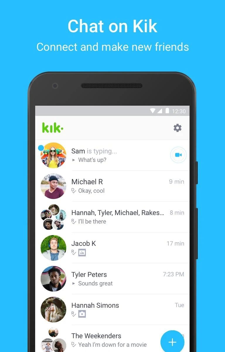 Kik screen 1