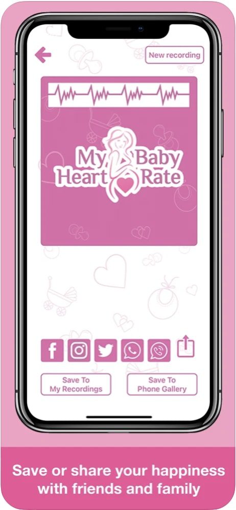 My Baby Heart Rate Recorder screen 1