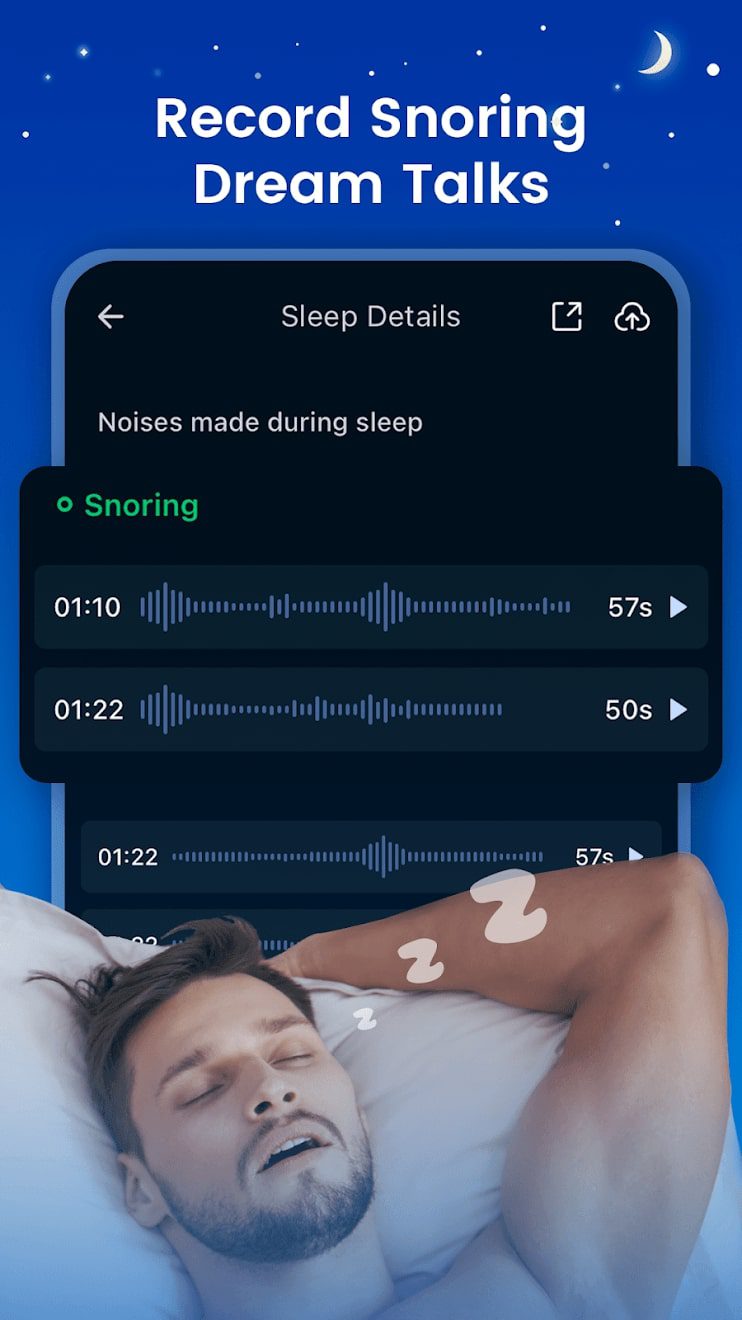 Sleep Monitor screen 1