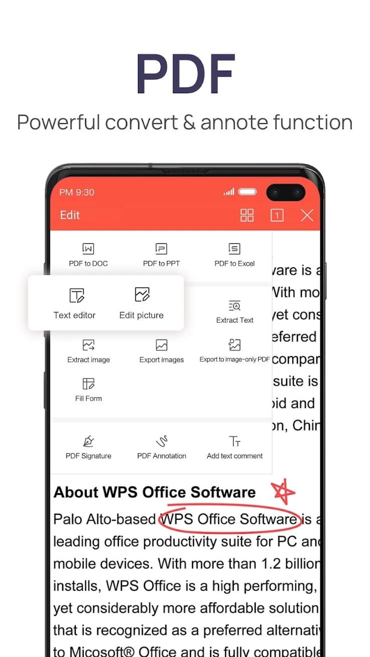 WPS Office screen 1