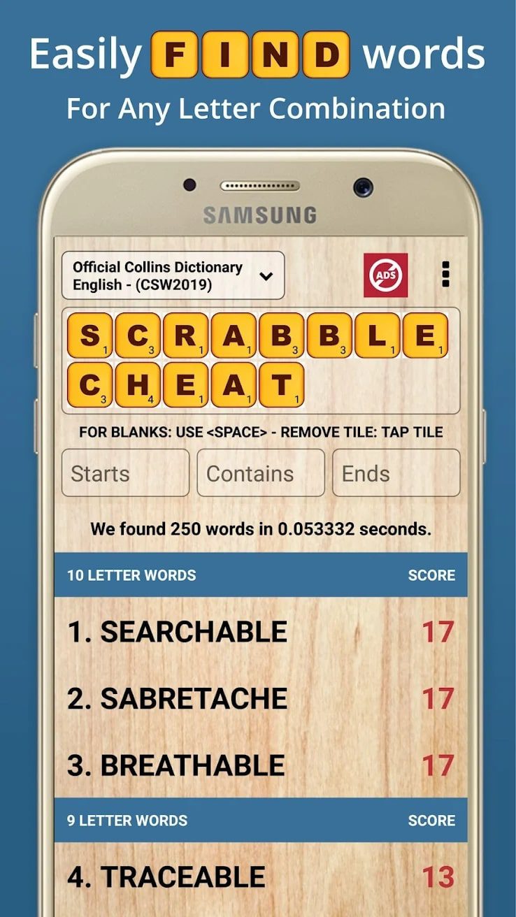 Word Checker screen 1