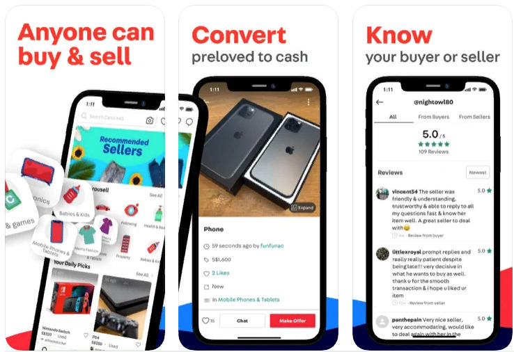 Carousell: Snap-Sell, Chat-Buy