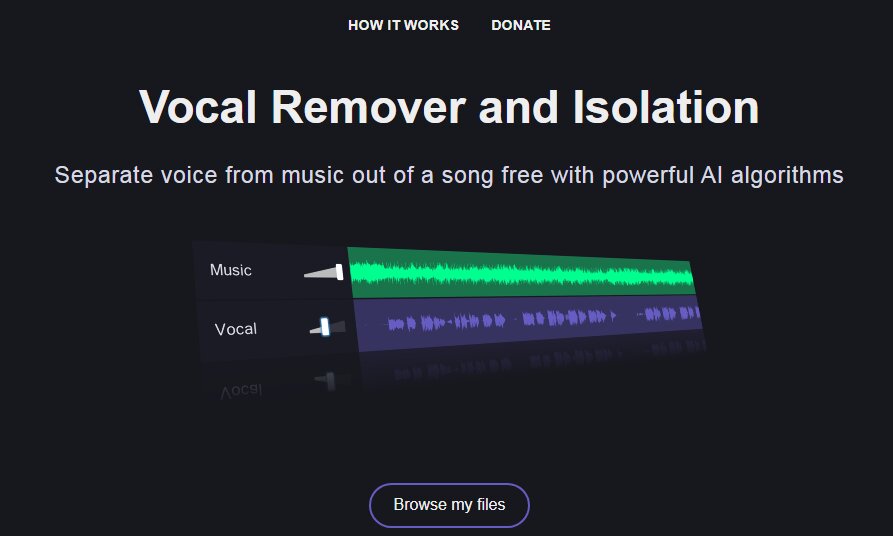 Vocal Remover and Isolation