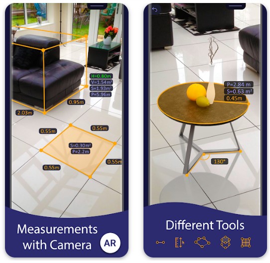 AR Ruler App: Tape Measure Cam1