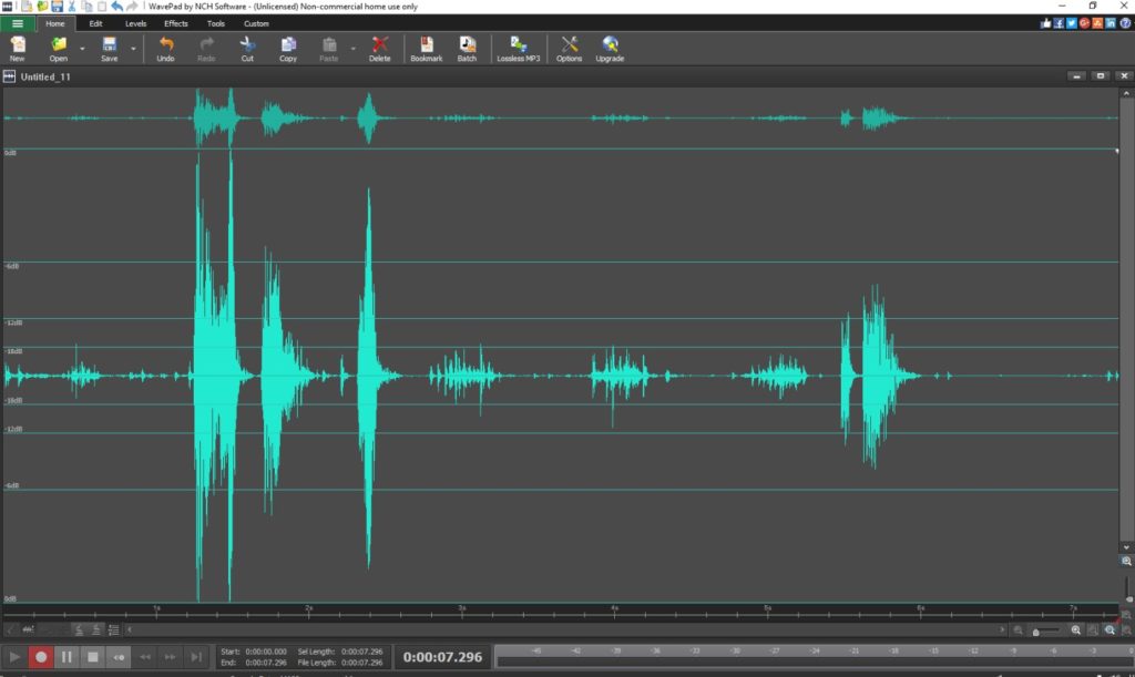 WavePad Audio Editor Free1