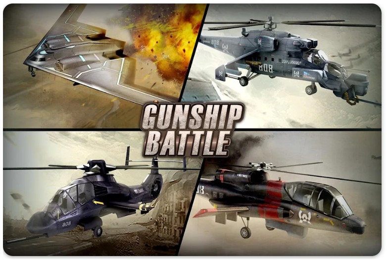 GUNSHIP BATTLE: Helicopter 3D1