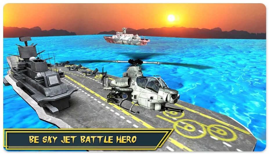 Gunship War : Helicopter Games1