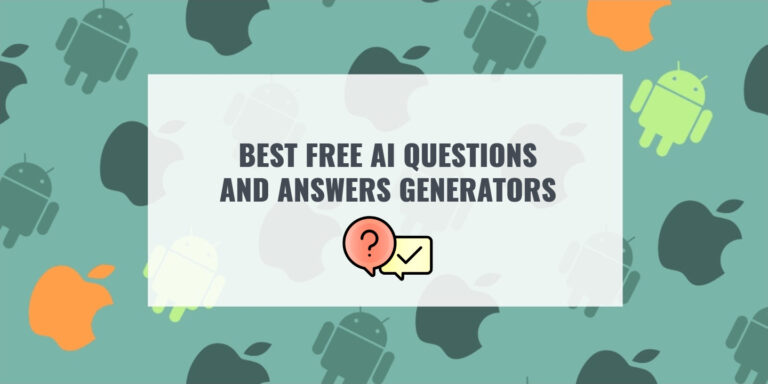 BEST FREE AI QUESTIONS & ANSWERS GENERATORS